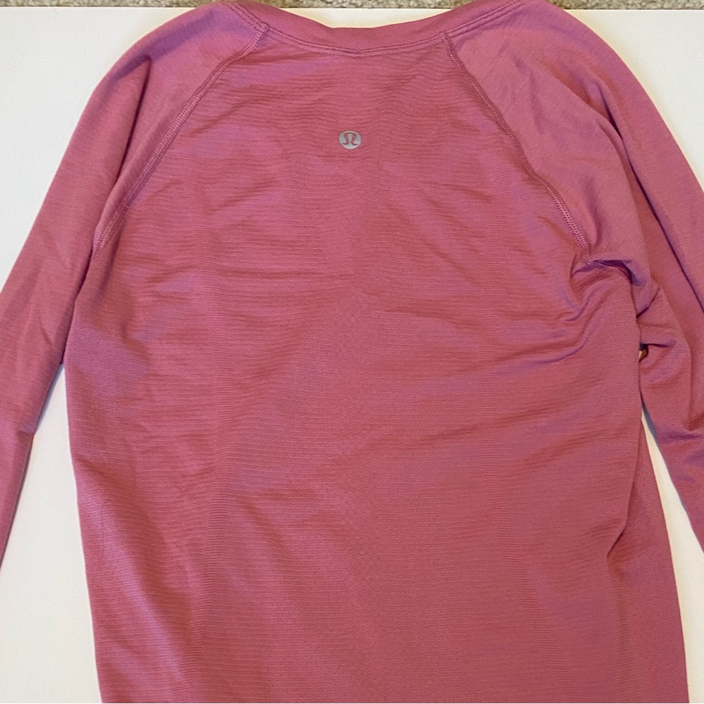 Lululemon Pink Long Sleeve Swiftly Tech